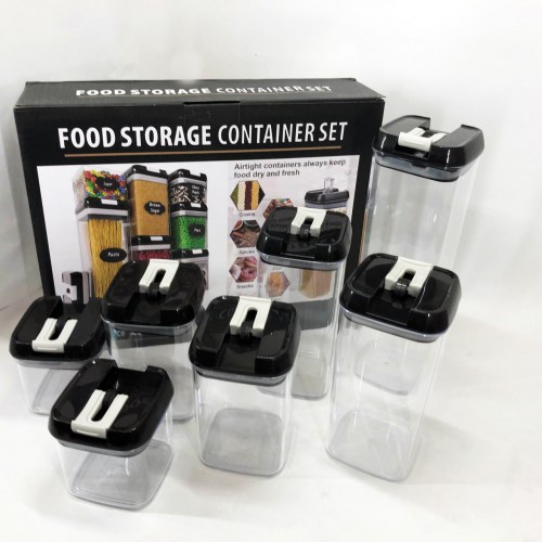 Набір контейнерів для їжі FOOD Storage Container Set на клямках із ущільнювачем із 7 предметів