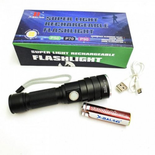 Ліхтар акумуляторний Bailong BL 611-P50, Ліхтарик поліс, Тактичний ліхтар, Ручний ліхтарик led