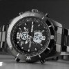Годинник наручний чоловічий SKMEI 1670BKWT BLACK-WHITE, Армійський годинник протиударний. Колір: чорний