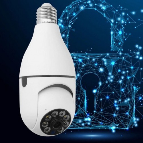 Камера відеоспостереження лампочка CAM L1 E27 WIFI IP 360/90 поворотна