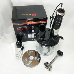 Блендер заглибний багатофункціональний 5-в-1 Domotec MS-5106 800 W, Портативний блендер подрібнювач
