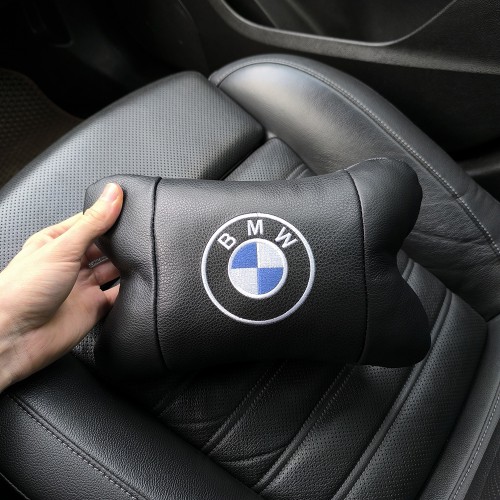 Ортопедична авто подушка BMW з натуральної шкіри – для комфорту в машині