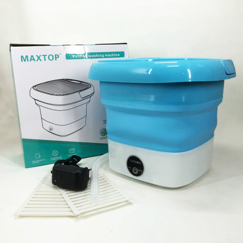 Пральна машина MAXTOP silicon washing machine, Портативна пральна машина. Колір: блакитний