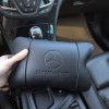 Набір шкіряних подушок Mercedes-Benz + брелок у подарунок, подушка на підголовник