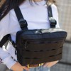 Тактична нагрудна сумка з Cordura 1000D, розгрузка чоловіча чорна