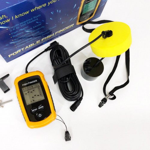 Ехолот портативний Fish Finder до 100м портативний сонар універсальний