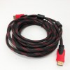 Кабель посилений 5м перехідник адаптер HDMI-HDMI тато-тато аудіо відео шнур в обмотці