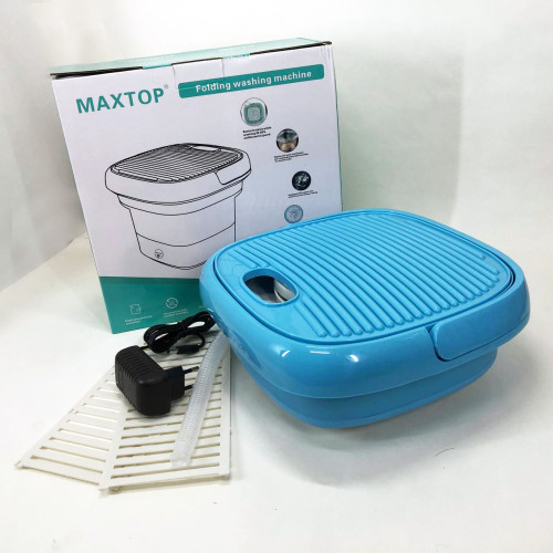 Пральна машина MAXTOP silicon washing machine, Портативна пральна машина. Колір: блакитний