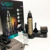 Тример VGR 4 в 1 V-621, Чоловічі електробритви для обличчя, Бритва для вологого видалення волосся.