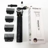 Машинка для стрижки волосся Vintage T9-2 BLACK 4 насадки