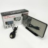 Годинник настільний дзеркальний VST-888Y-5 USB з синім циферблатом, Настільний годинник з підсвічуванням