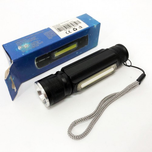 Ліхтарик портативний світлодіодний Police BL-516/616-T6-COB з USB-зарядкою, магнітом та функцією зуму