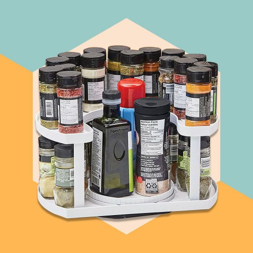 Спецівниця Spice Spinner Two-Tiered Spice Organizer, Поворотна підставка для спецій, Карусель для спецій