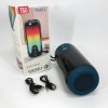Bluetooth-колонка TG651 з RGB ПІДСВІТКОМ, акумуляторна колонка для музики, для вечірки. Колір: синій