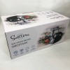 М'ясорубка Suntera SMG-5418B 1800 Вт, електром'ясорубка для шатківниці, м'ясорубка електрична метал
