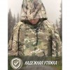 Якісний дощовик пончо (плащ-палатка) мультикам тактичний зміцнений камуфляж
