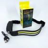 LED Ліхтар налобний BL-W689-LM+2COB (white+red) датчик руху, Ліхтарик на голову із зарядкою