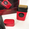 Електробритва VGR V-378 RED шейвер, подвійне лезо + триммер, регулювання потужності 7000-9000 RPM
