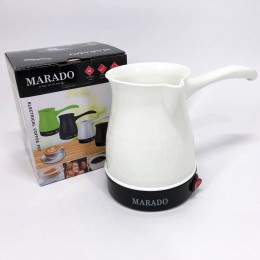 Електрична турка для кави Marado MA-1625, Турка для приготування кави, Турка для заварювання. Колір: білий