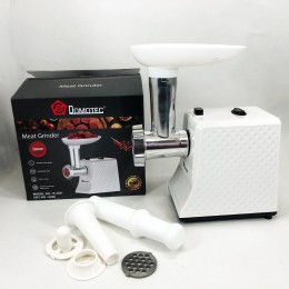 М'ясорубка електрична Domotec R3391 2000W, Потужна компактна м'ясорубка для дому, М'ясорубка 3 в 1