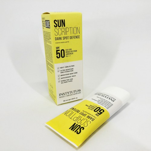 Сонцезахисний крем із освітлювальним ефектом Instytutum Sunscription Dark Spot Defence SPF 50, 50 мл
