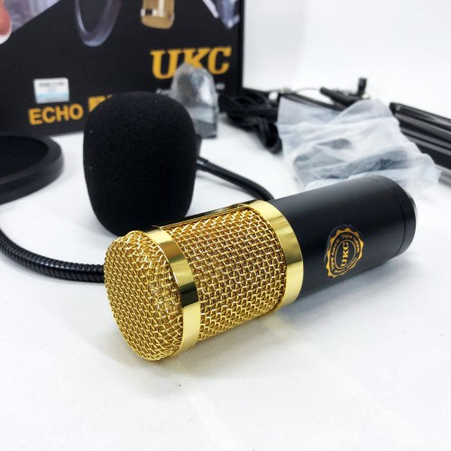 Мікрофон Студійний конденсаторний Music DJ. M-800U зі стійким та вітрозахистом