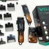 Комплект VGR 3 в 1 V-644 акумуляторна машинка для стрижки, триммер та електробритва шейвер