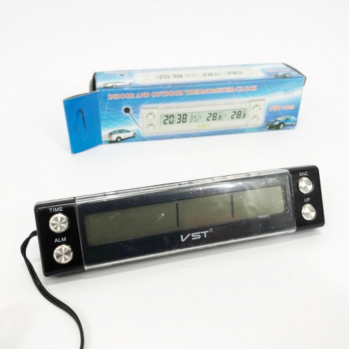 Автогодинник з датчиком температури VST-7036
