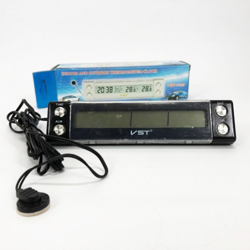 Автогодинник з датчиком температури VST-7036