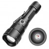 Ліхтар ручний акумуляторний PLD-11-4XPE(RGB), Кишеньковий ліхтар із usb зарядкою, Тактичний ліхтар police