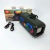 Портативна колонка TG333 2x5W з підсвічуванням RGB, акумуляторна колонка для музики. Колір: зелений