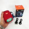Портативна Bluetooth колонка TG339 5W з RGB підсвічуванням, Гучна блютуз колонка. Колір: червоний