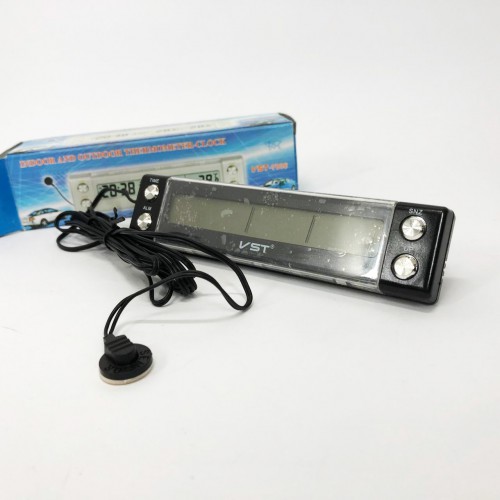 Автогодинник з датчиком температури VST-7036