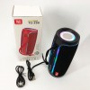 Портативна колонка Bluetooth з LED підсвічуванням TG288, акумуляторна колонка для музики. Колір: чорний