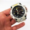 Годинник наручний чоловічий SKMEI 1155BWT, наручний годинник для військових, фірмовий спортивний годинник. Колір: білий