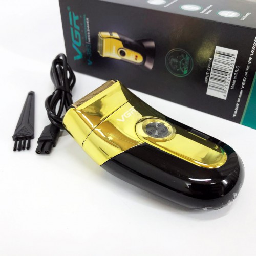 Професійна електробритва VGR V-383 Finale Shaver з підставкою, чоловіча машинка для гоління