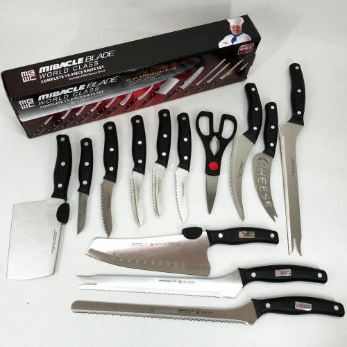 Набір кухонних ножів Contour Pro Knives 13 предметів, Набір кухонного приладдя набір ножів
