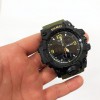 Годинник наручний чоловічий SKMEI 1155BAG, годинник тактичний протиударний, армійський годинник. Колір: зелений
