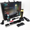 Машинка для стрижки VGR V-015 акумуляторна бездротова професійна 6 насадок