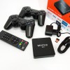 Ігрова телевізійна приставка AndroidTV+Game Box M8PRO Mini + 2 джойстика, Ігрова приставка з підключенням до ТБ