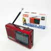 Портативна стовпчик радіо MP3 USB Golon RX-6622. Колір: червоний