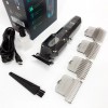 Акумуляторна машинка для стрижки VGR V-900 з дисплеєм бездротова для стрижки волосся. Колір: чорний