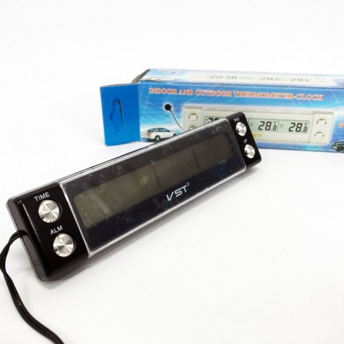 Автогодинник з датчиком температури VST-7036