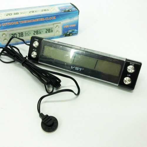 Автогодинник з датчиком температури VST-7036