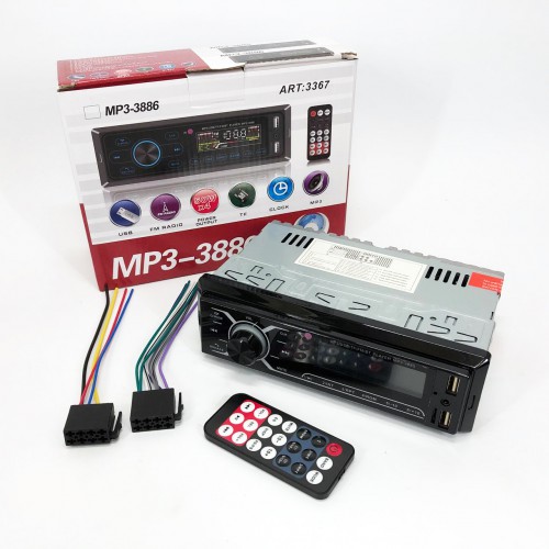 Автомобільна магнітола MP3-3885 ISO 1DIN із сенсорним дисплеєм, Бюджетна автомагнітола 1 din