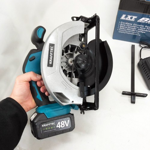 Акумуляторна циркулярна пилка KRAFFTEC 48V