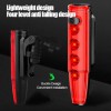 Велоліхтар LEADBIKE LD77-LS-4 LED з лазерною розміткою, Ліхтар акумуляторний світлодіодний велосипедний