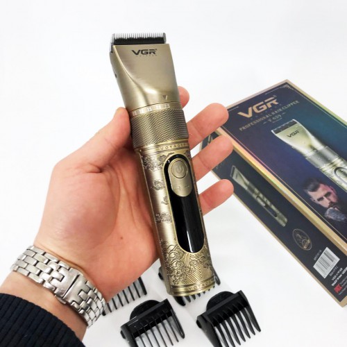 Акумуляторна машинка для стрижки VGR V-659, Машинка для стрижки волосся домашня підстригальна