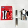 Гейзерна кавоварка Magio MG-1001 150 мл, гейзерна турка для кави, гейзерна кавоварка з нержавіючої сталі
