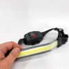 Ліхтарик налобний м'який акумуляторний XQ-T1C USB з червоними задніми вогнями, ліхтар на голову для риболовлі